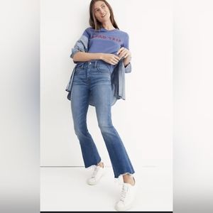 Madewell high-rise Cali-boot jeans size 25